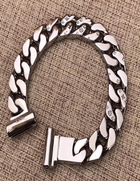 

stainless steel bracelets curb cuban chain mens jewellery fashion men039s and women039s bracelets punk style gift for boyfri8677702, Black