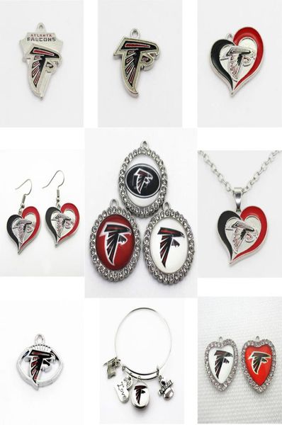 

us football team atlanta charms falcon dangle charms sports diy bracelet necklace pendant jewelry hanging charms8281225, Bronze;silver