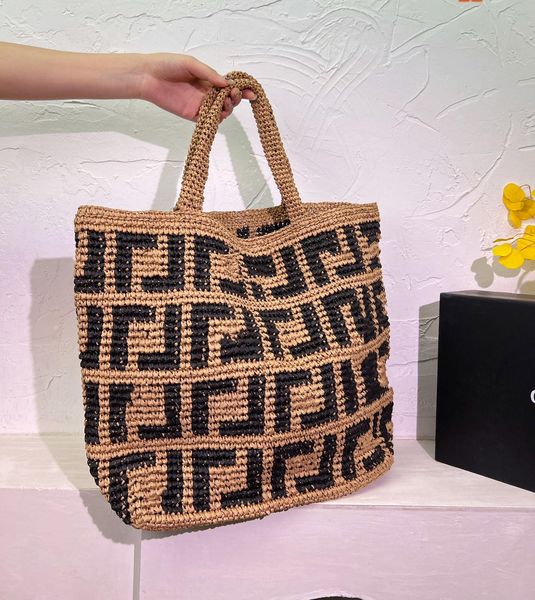 

fashion designer woven totes beach bags large capacity shopping bags fashion trend bags