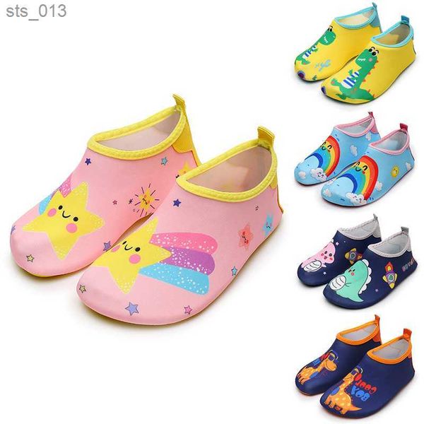 

kids quick dry swim shoes kids slipper pantufa infantil water shoes footwear barefoot aqua socks for beach pool child l230518, Black;grey