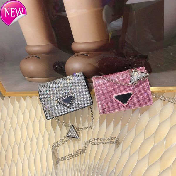 

women's brand designer shoulder bags crossbody bag tote 2023 new fashion texture diamond inlaid senior quality mini portable messenger