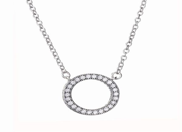 

2019 ztung pdn2 classic 925 sterling silver 50cm necklace with pendant fine jewelry single circle fits pendant necklace6804649