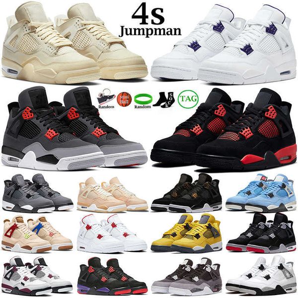 

kyrie shoe jordon basketball shoes jumpman men women 4s 4 black cat red thunder infrared sail university blue white oreo bordeaux lemon veno