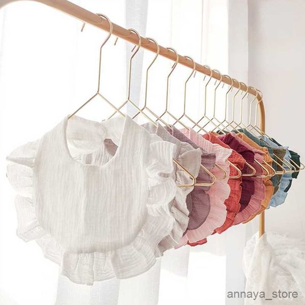 

bibs cloths bib baby items saliva towel flounces cotton gauze feeding bibs for babies kids cloth newborn girls r230628