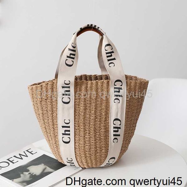 

qwertyui45 shoulder bags straw bag women large capacity handle bag handmade woven handbag bohemia vacation rattan beach bags bucket bags 022