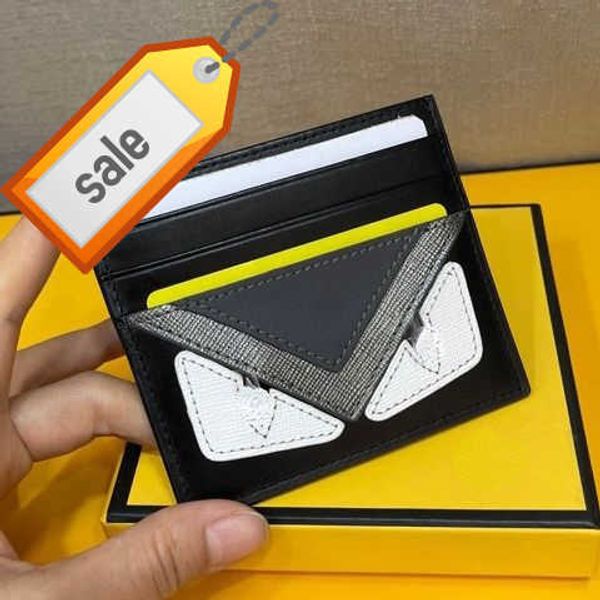 

brand designer change purse card pack handbag card bag men and women's common leather color contrast credit case new classic small wall