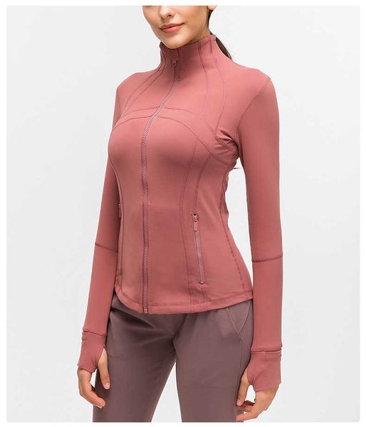 

sport yoga jackets women's jacket gym autumn and winter outerwear nylon stretch zipper running yoga jogging long-sleeved fleece jacket