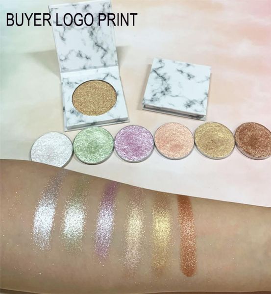 

no logo 6 color highlighter palette highlighter makeup palette glow bronzer single replacement highlight wet powder palette makeup5865438