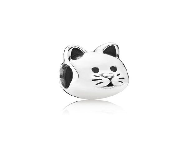 

cute pet cat alloy charm bead friend fashion women jewelry stunning design european style for diy bracelet necklace panza0044793315, Bronze;silver