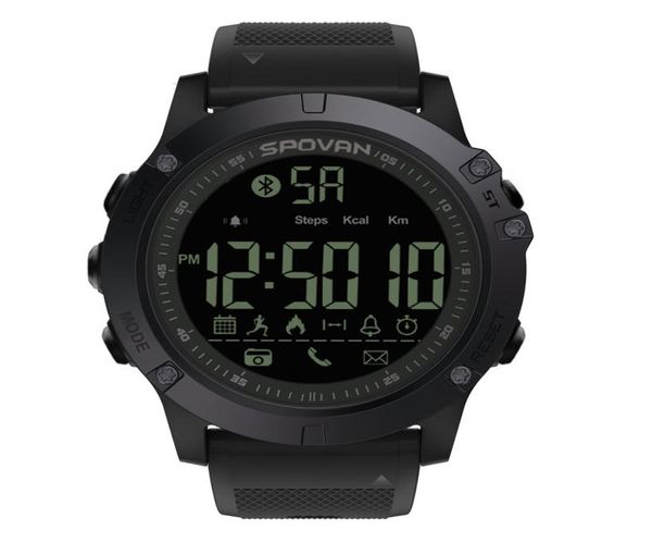 

outdoor sports digital watch bluetooth activity tracker waterproof digital pedometer calorie counter multifunction smart watches b4226226, Silver