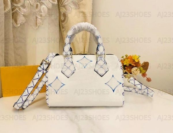 

summer speedy bandouliere 25 bag 20cm pillow handle bags by the pool designer padlock handbag rose pink beige blue purse crafted giant monog