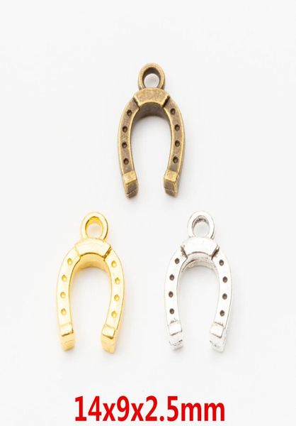 

whole 71pcs vintage metal zinc alloy charms horseshoe pendant for diy jewelry findings 59077859896, Bronze;silver