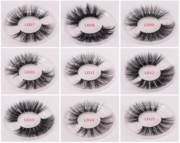 

25 mm mink eyelashes dramatic long mink lashes makeup full strip lashes 25mm false eyelashes 3d mink eyelashes reusable3068112