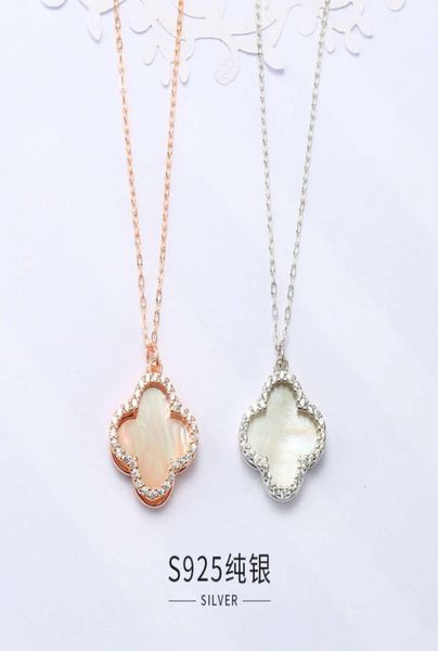 

necklace sterling silver necklace clover niche design advanced necklace7965331