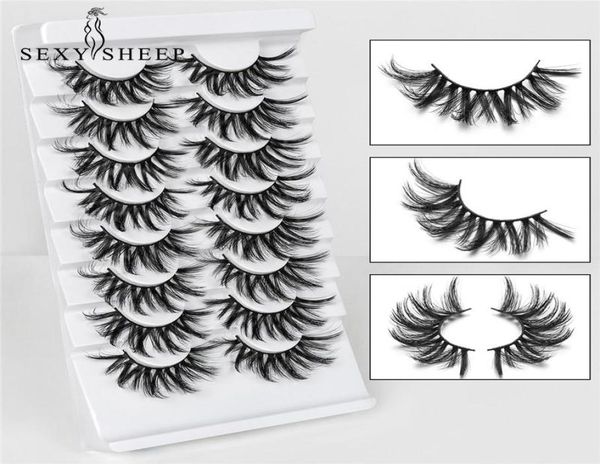 

false eyelashes natural 3d faux mink eyelashes thick handmade lashes volume soft mink lashes long full false eyelashes 8 pairs5942031