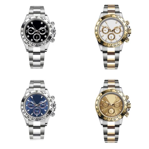 

luxury watch designer mens watches blue black luxury reloj stainless steel strap 3135 paul newman high end plated gold watch multicolor xb04, Slivery;brown