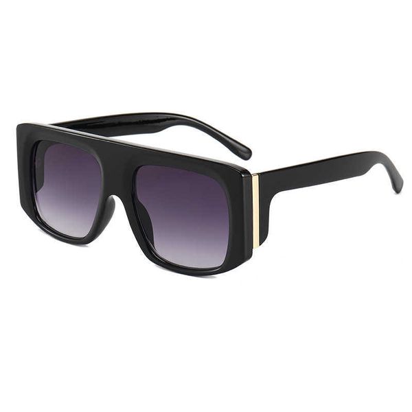 

2020 new ins sunglasses trend big frame sunglasses, White;black