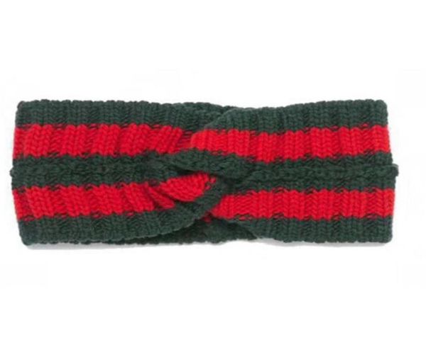 

designer headband headband for women and men fashion elastic green red stripe women hairband girl retro hair band turban headwraps6601183, Silver