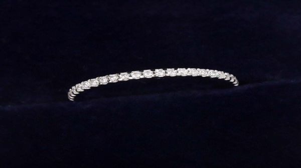 

s925 silver band ring with diamond simple style for women wedding jewelry gift have stamp velet bag packing ps3057a1872209