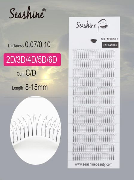

seashine lashes faux mink premade russian volume lashes 4d long stem pre made volume fanseyelash extensions supplies9058663