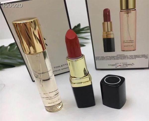 

brand mini perfumes makeup maquillage matte rouge a levre lipstick perfume 20ml 2 in 1 make up set9474101