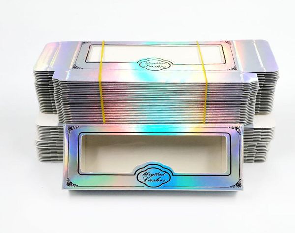 

multicolor empty eyelash packaging cardboard 25mm paper box packaging false eyelashes package box fake eye lashes pa1158977