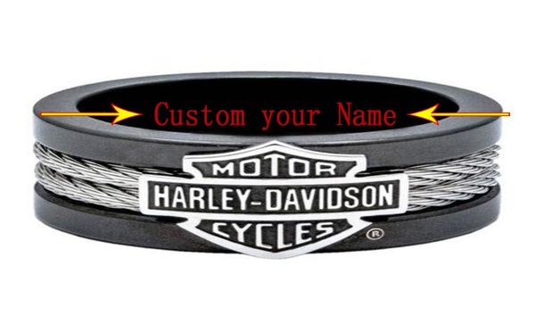 

motorcycle ring trend of personality men039s black biker ring4786342, Golden;silver