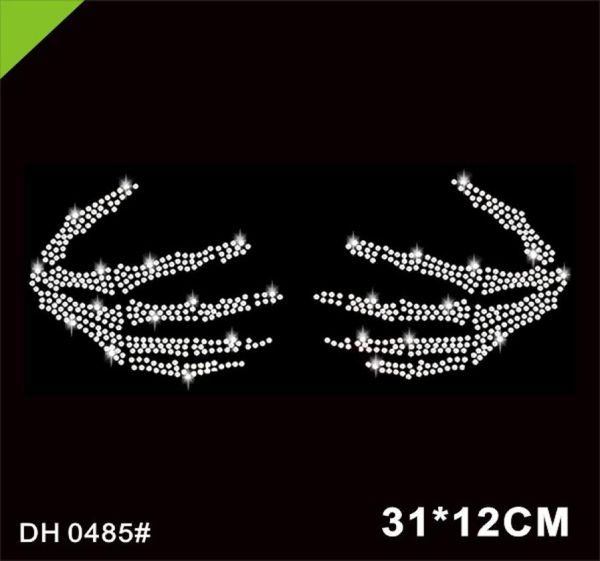 

whole hand rhinestone transfer factory direct diy dh048503080320, Black