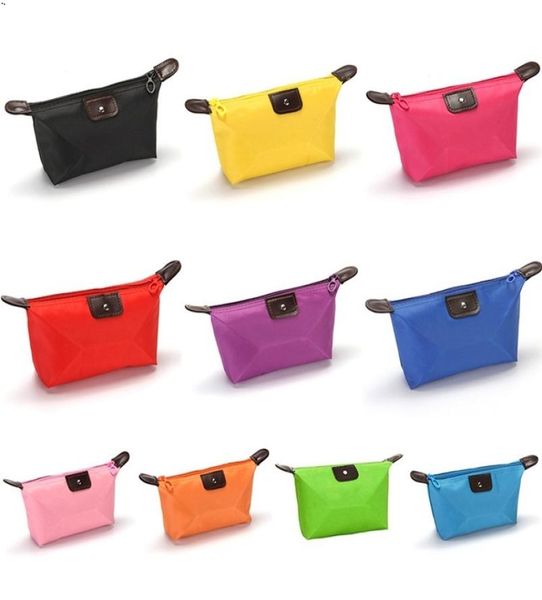 

good quality lady makeup pouch waterproof cosmetic bag clutch toiletries travel kit casual small purse candy sport4704593