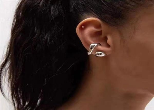 

hiphop women ear cuff vintage metal tree clip earrings for women geometric leaf cuff earrings gothic jewelry female bijoux 20205190419, Silver
