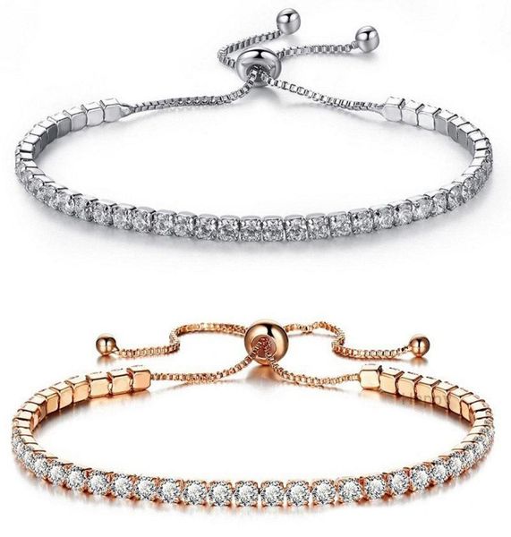 

fashion cubic zirconia tennis bracelet bangles for women gifts new fashion wedding engagement bracelets2349280, Golden;silver