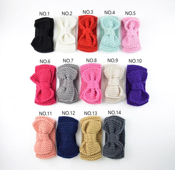 

newborn knit hairband crochet knot elastic turban headband kids girls head wrap hair bands ears warmer headband accessories6437316