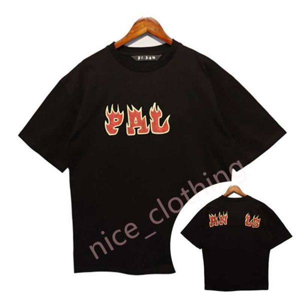

mens designer pa t-shirt luxury brand t shirts print letter palms tees womens angles short sleeve casual crew neck clothing clothes s-xl 39, White;black