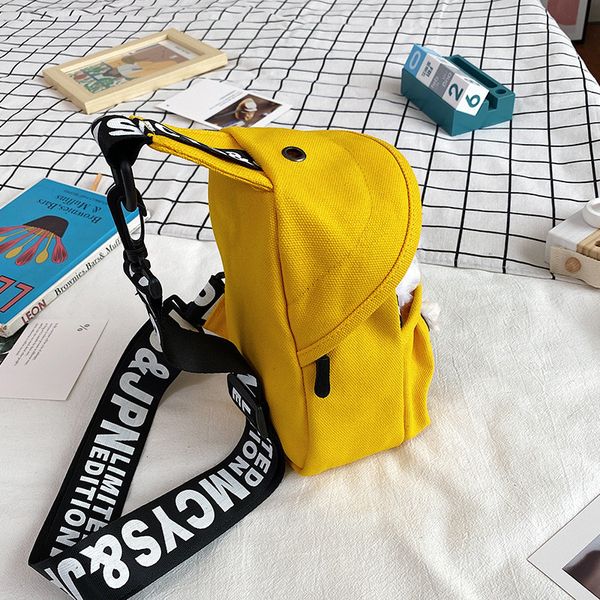 

cute small bag female 2020 new internet celebrity versatile canvas slanted chest bag ins trendy cool female student shoulder bag