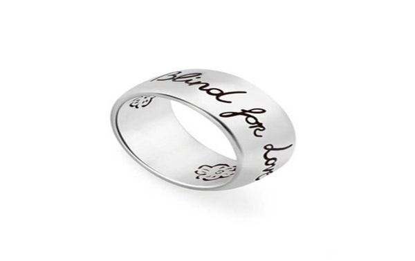 

blind for love luxury designer jewelry women rings men fashion s925 sterling silver couple ring engagement wedding vintage2849007