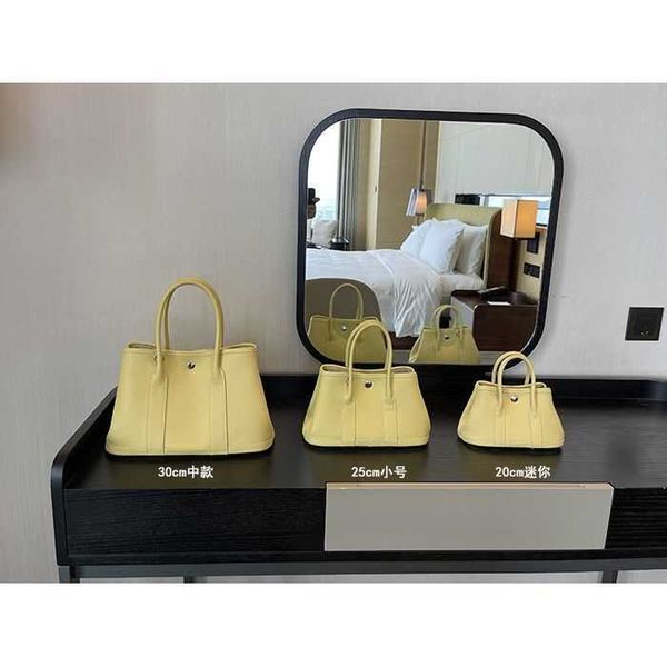 

factory wholesale designer h ormes totes handbags chicken yellow garden bag new genuine leather handbag fashion layer cowhide womens one sho