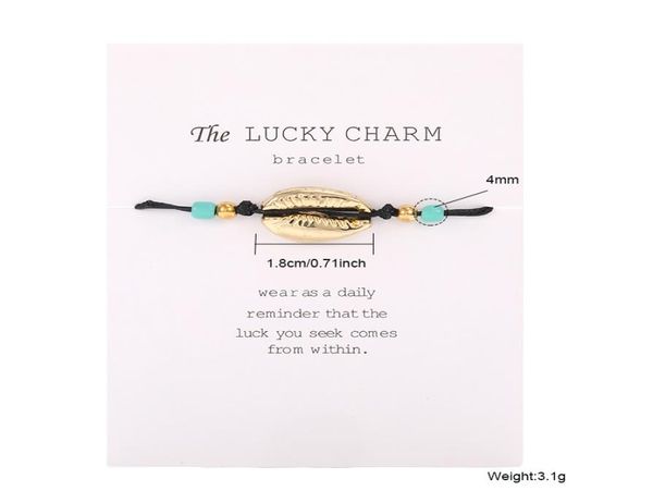

bohemian sea natura shell beach charm bracelet adjustable rope handmade braided bracelets for men women personality jewerly2479387, Golden;silver