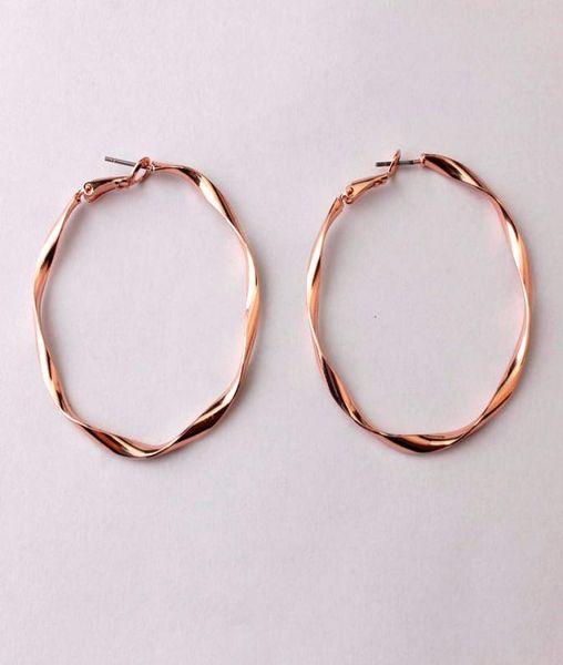 

fashionnew large brass circle hoop earrings christmas gifts for girls and ladies big ed round hoops boutique jewelry 54083784, Silver