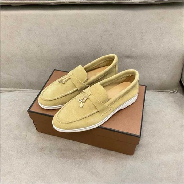 

loafers shoes walk slip-on leahter stlye driver shoe loro lady lazy business casual flat trend suede comfortable loro fashion women men lp b, Black