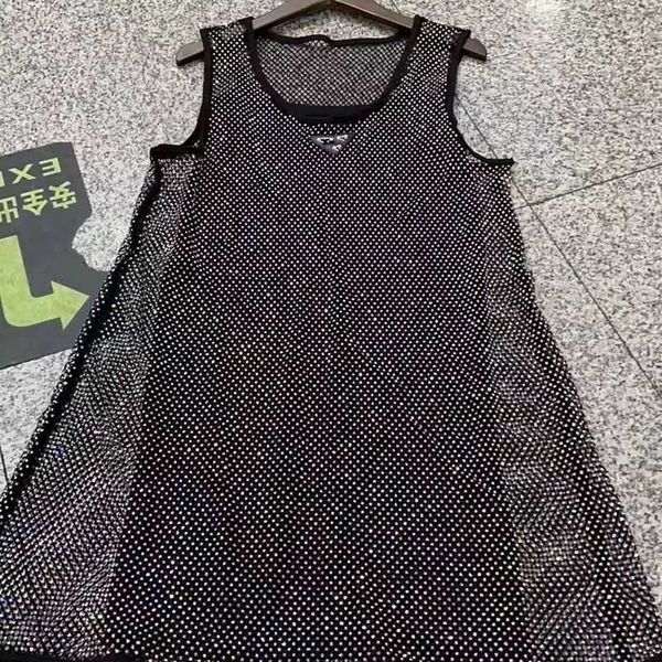 

designer runway summer 2023 women's t-shirt fashion chain tanks ladies elegant letter women sleeveless casual tank top, Black;gray