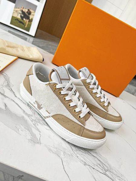 

2023 designer luxury brand men women casual shoes track triple white black sneakers tess leather trainer 0626