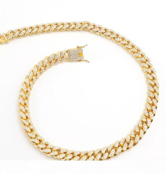

fashion european and american men full diamond cuba hip hop domineering personality necklace men women full diamond jewelry2719612, Silver