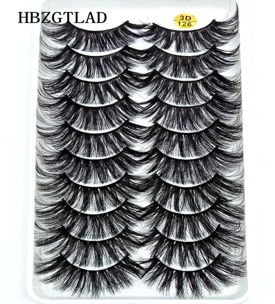

2019 new 10 pairs 100 real mink eyelashes 3d natural false eyelashes mink lashes soft eyelash extension makeup kit cilios 1267089464