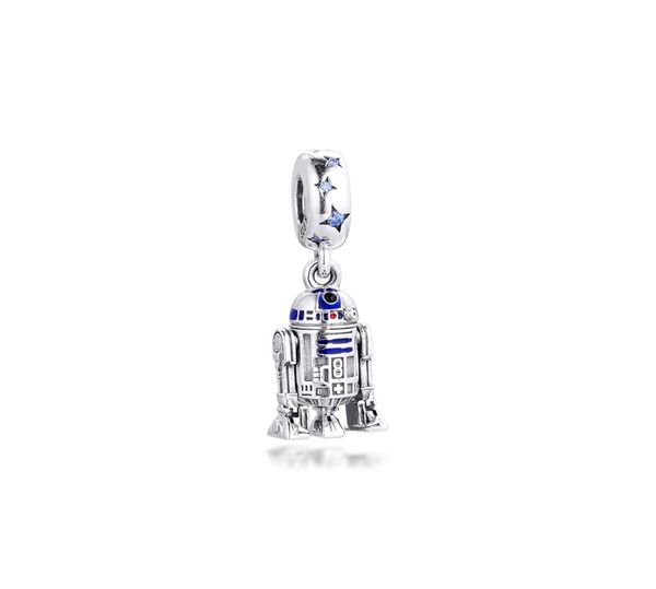 

2020 selling 925 sterling silver star robot charms beads fit original bracelet necklaces charm beads pendant for jewelry diy 73378757, Bronze;silver