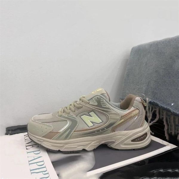 

2023 brand designer 530 white silver casual shoes for men women jogging athletic sports sneakers trainers 35-44