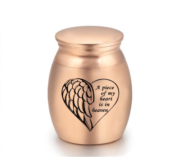 

16 x 25 mm aluminum alloy small keepsake urns for ashes mini cremation urns for ashes ashes holdergod has you in his arms2430225, Silver