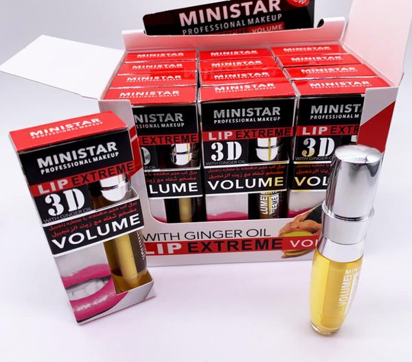 

3d lip plumper lip gloss lip enhancer oil lips maximizer volume lipgloss moisturizing lips care serum 6 ml makeup beauty mini8838710, Red;pink