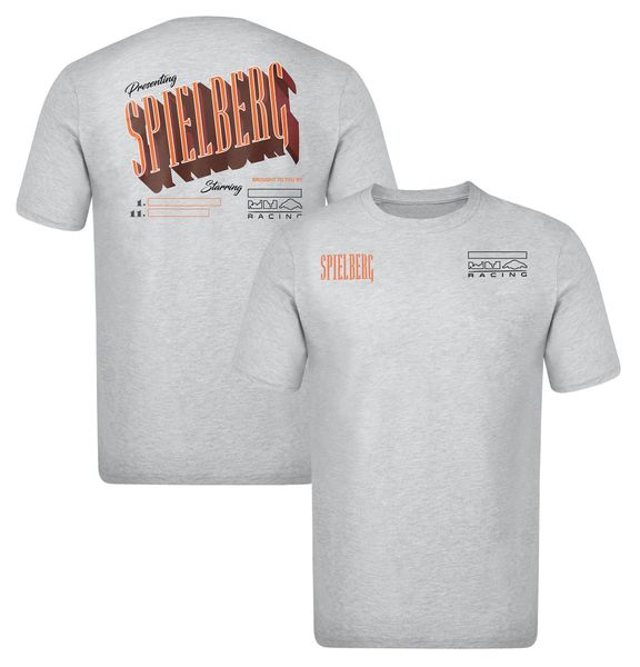

2023 f1 racing special edition t-shirt formula 1 team driver fans t-shirt outdoor extreme sports men's grey breathable t-shirts