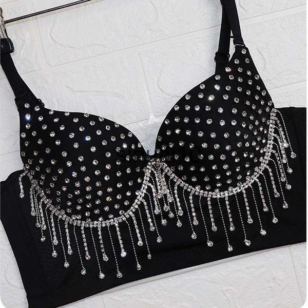 

women's t-shirt women nightclub camisole debardeur push up cami tube mujer bustiers femme corset tank binder chest j230627, White