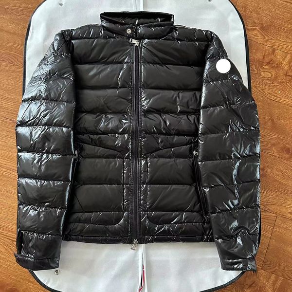 

men's down parkas puffer classic jackets downs coats with nfc designer womens padded hooded outerwear parkas embroiled badge down windb, Black